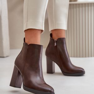 Laarsjes met hoge hak model 199843 Step in style