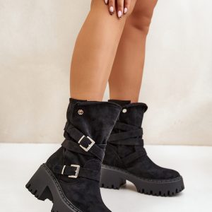 Laarsjes met hoge hak model 200093 Step in style