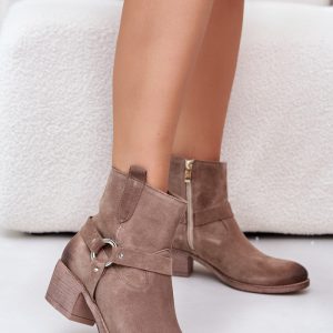 Laarsjes met hoge hak model 201176 Step in style