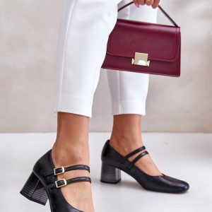 Pumps met dikke hak model 201324 Step in style