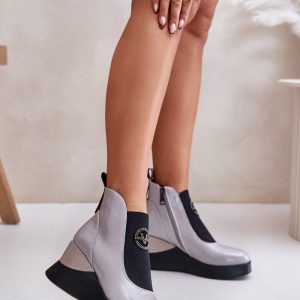Laarsjes op sleehak model 201547 Step in style