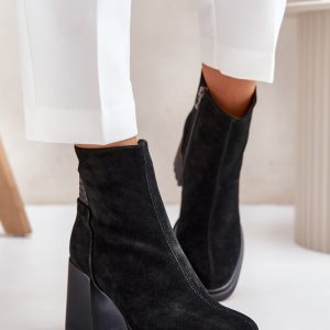 Laarsjes met hoge hak model 201684 Step in style
