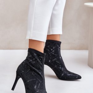 Laarsjes met hoge hak model 201689 Step in style