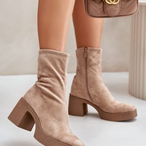 Laarsjes met hoge hak model 201690 Step in style