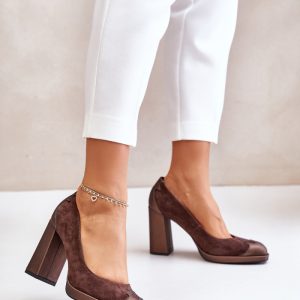 Pumps met dikke hak model 201728 Step in style