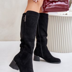 Laarzen met hoge hakken model 202036 Step in style