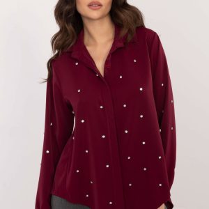 Overhemd met lange mouwen model 203329 Italy Moda