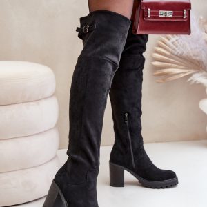 Laarzen met hoge hakken model 203508 Step in style