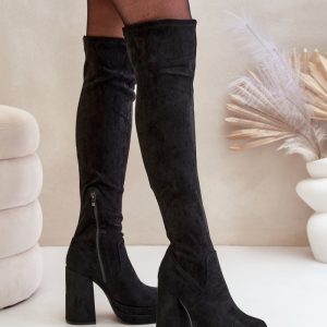 Laarzen met hoge hakken model 203517 Step in style