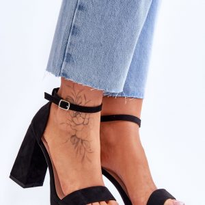 sandalen op hak model 179868 Step in style