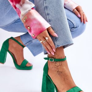 sandalen op hak model 179872 Step in style