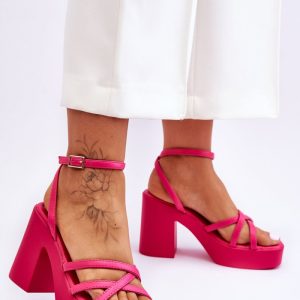 sandalen op hak model 180544 Step in style