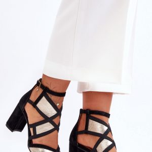 sandalen op hak model 181633 Step in style