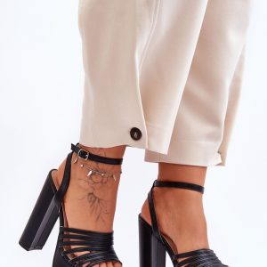 sandalen op hak model 181640 Step in style