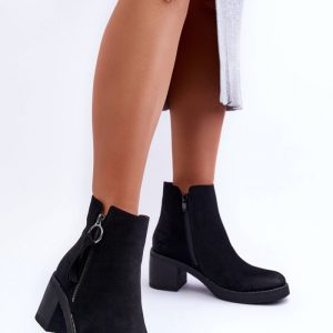 Laarsjes met hoge hak model 185446 Step in style