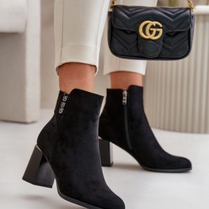 Laarsjes met hoge hak model 199847 Step in style