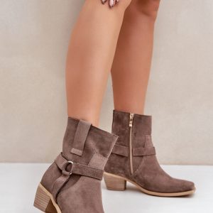 Laarsjes met hoge hak model 203867 Step in style