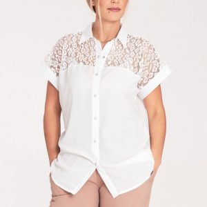Overhemd met korte mouwen model 204320 Figl