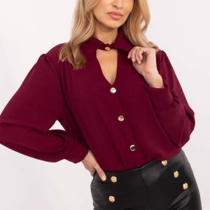 Overhemd met lange mouwen model 204387 Italy Moda