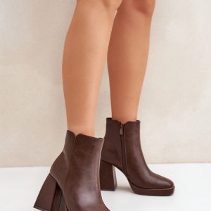 Laarsjes met hoge hak model 204675 Step in style