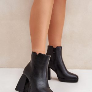Laarsjes met hoge hak model 204678 Step in style