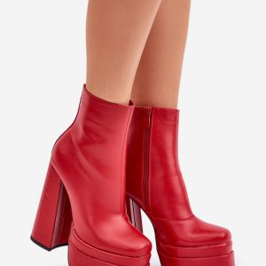 Laarsjes met hoge hak model 204693 Step in style