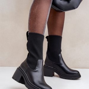 Laarsjes met hoge hak model 204702 Step in style
