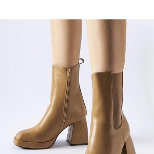 Laarsjes met hoge hak model 204732 Solea