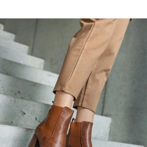 Laarsjes op sleehak model 206440 Solea