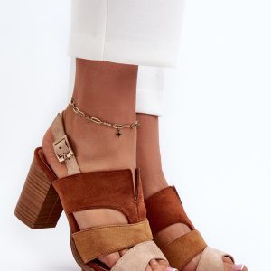 sandalen op hak model 196629 Step in style