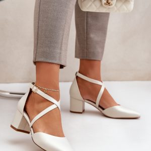 Pumps met dikke hak model 206811 Step in style
