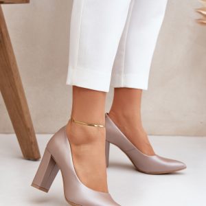 Pumps met dikke hak model 206819 Step in style