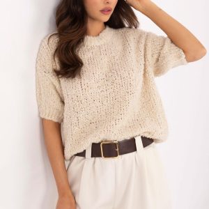 Trui met korte mouwen model 206944 Italy Moda