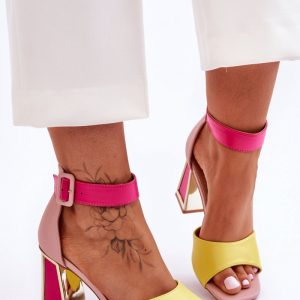 sandalen op hak model 181023 Step in style