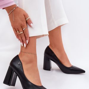 Pumps met dikke hak model 209782 Step in style