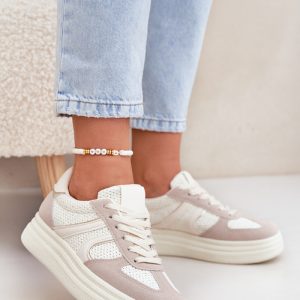 ~Buty sportowe na platformie model 209811 Step in style