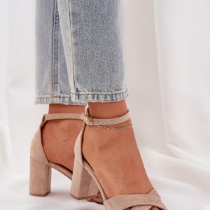 sandalen op hak model 210151 Step in style