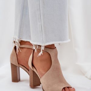 sandalen op hak model 210154 Step in style