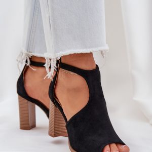 sandalen op hak model 210155 Step in style