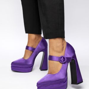 Pumps met dikke hak model 210331 Inello