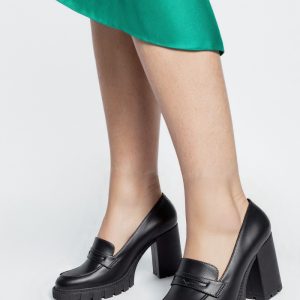 Pumps met dikke hak model 210351 Inello