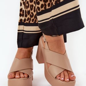 sandalen op hak model 210799 Step in style