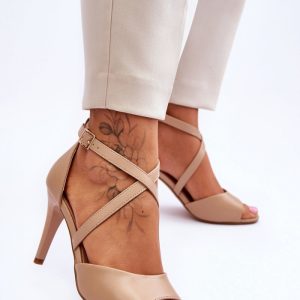 sandalen op hak model 177724 Step in style
