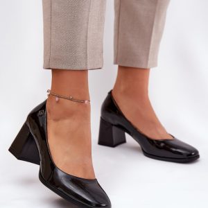 Pumps met dikke hak model 211071 Step in style