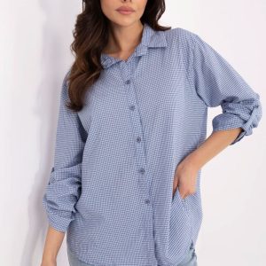 Overhemd met lange mouwen model 211443 Italy Moda