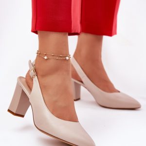 Pumps met dikke hak model 211981 Step in style