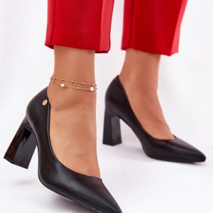 Pumps met dikke hak model 211988 Step in style