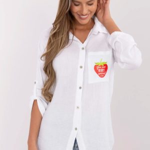 Overhemd met lange mouwen model 212062 Italy Moda
