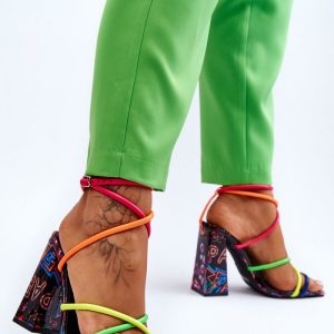 sandalen op hak model 193942 Step in style