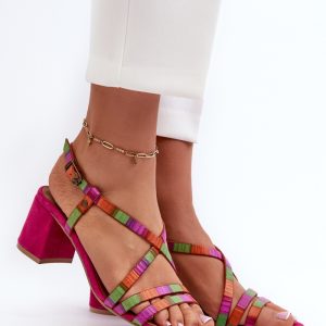 sandalen op hak model 198795 Step in style